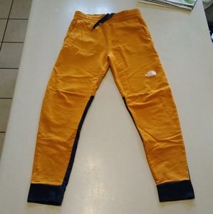 The North Face Orange/Black Drawstring Joggers (Men's S)
